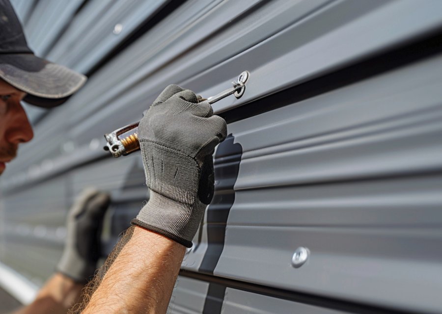 Garage-door work by ML Garage Door Services in Ponca City, OK