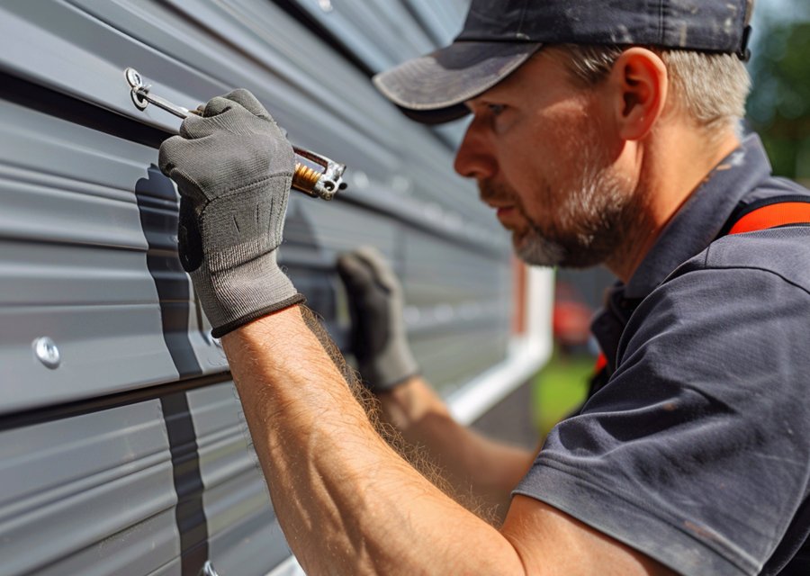 Garage-door work by Dave's Garage Door Repair in Muscatine, IA