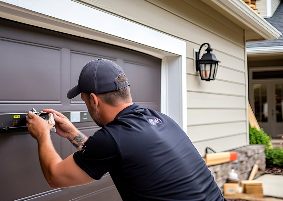 Garage-door work by Steele's Garage Door Repair in Dunwoody, GA