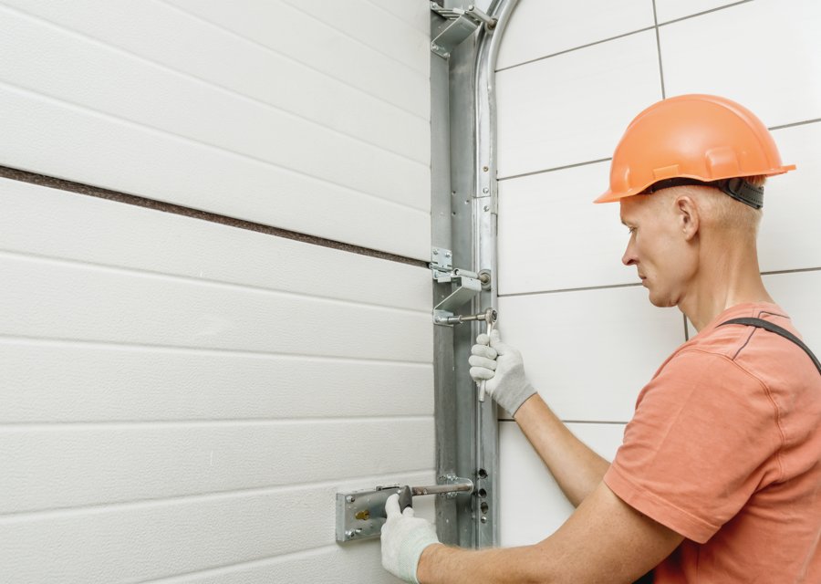 Garage-door work by American Garage Door Solutions in Sealy, TX