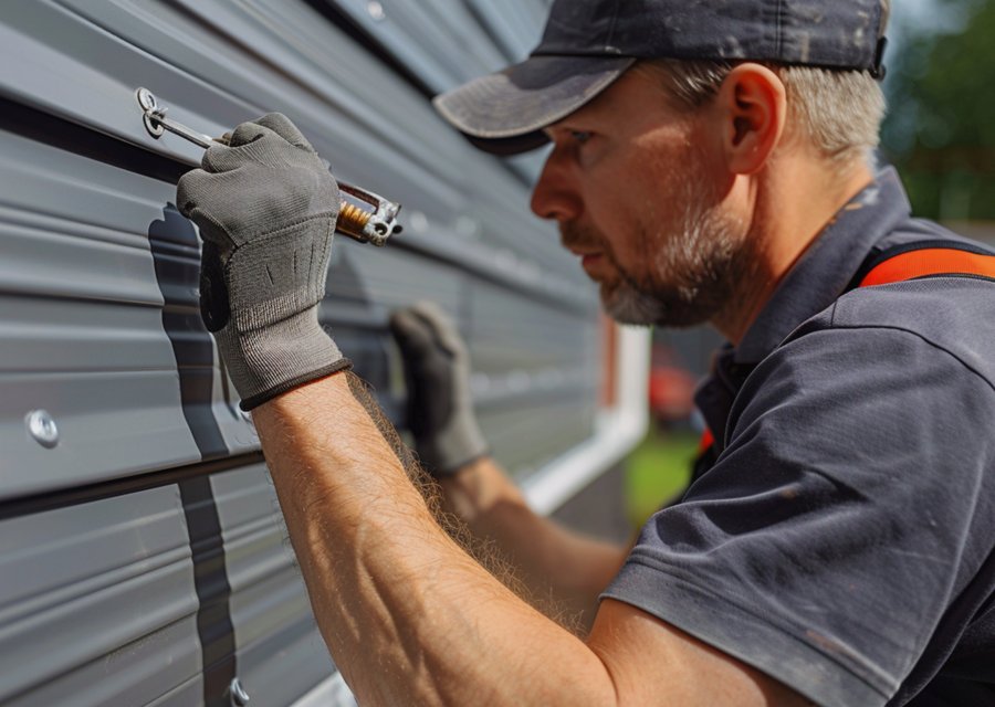 Garage-door work by Holcomb Garage Door Services in Pineville, LA