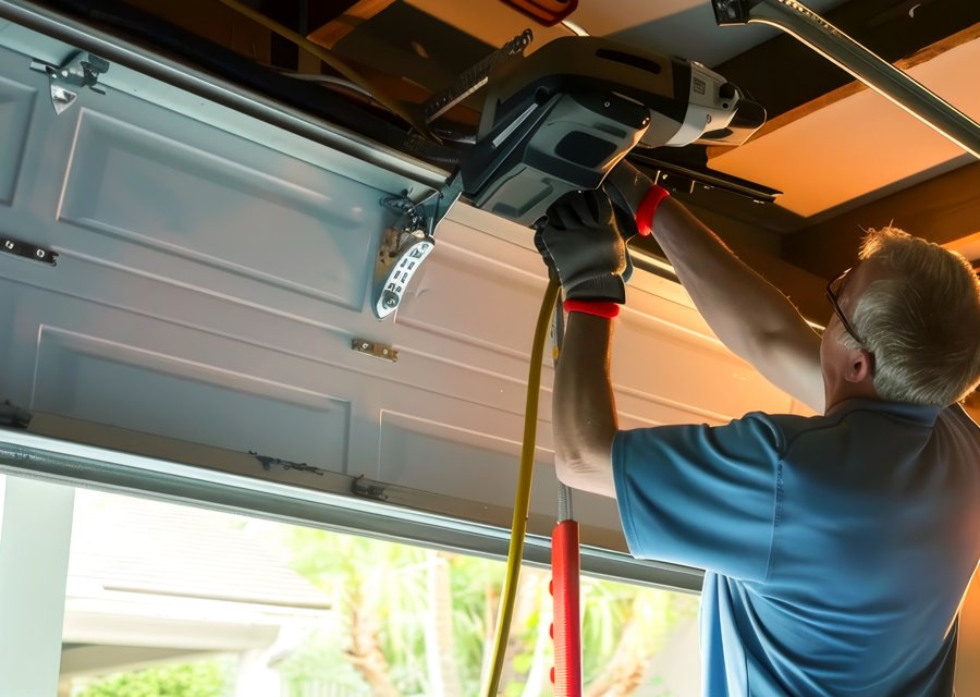 Garage-door work by QuickFix Garage Door Service in Tustin, CA