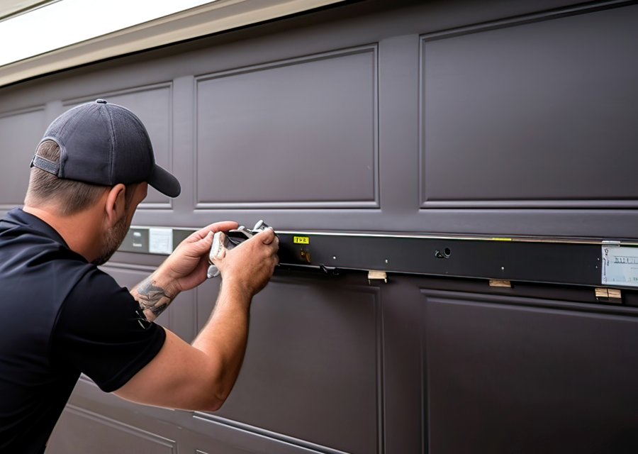 Garage-door work by Jim's Garage Door & Service in Los Lunas, NM