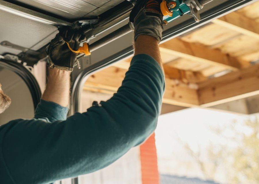 Garage-door work by Empire Garage Door Service in Sioux Falls, SD