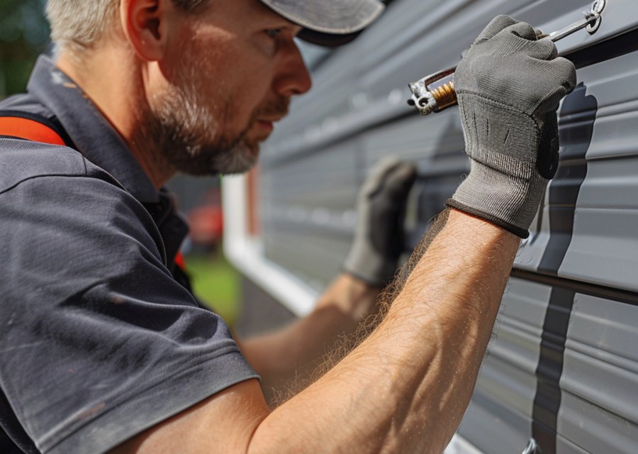 Garage-door work by LiftStorm Garage Door Solutions in Smithfield, RI