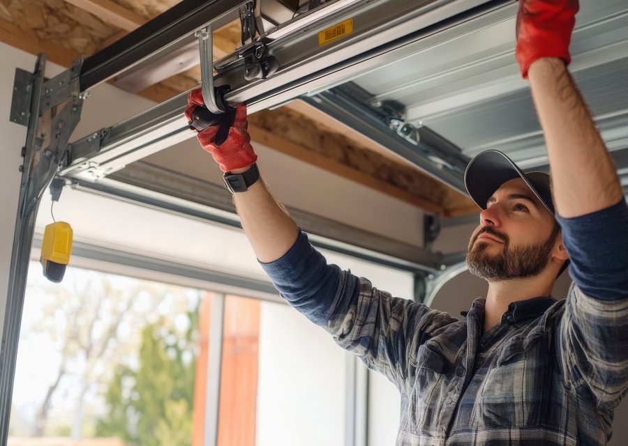 Garage-door work by Sargent Garage Door's Repair Service in Douglasville, GA