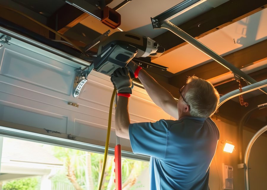 Garage-door work by Keith & Sons Overhead Doors in Galena, IL