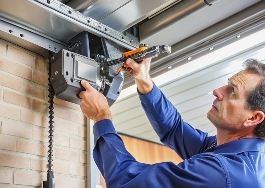 Garage-door work by Premium Crest Garage Door's Repair in Purchase, NY
