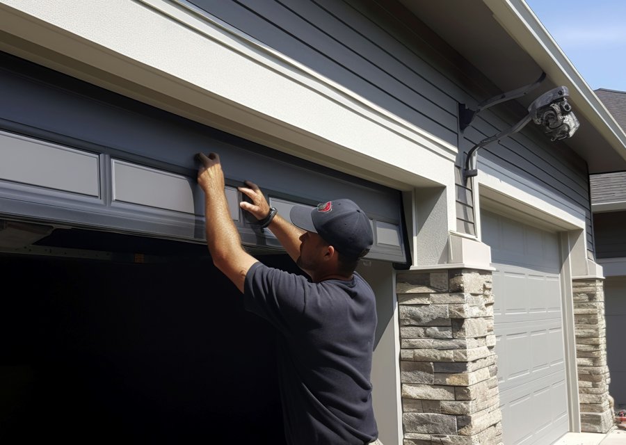 Garage-door work by MOJA Garage Doors in Bedford, TX