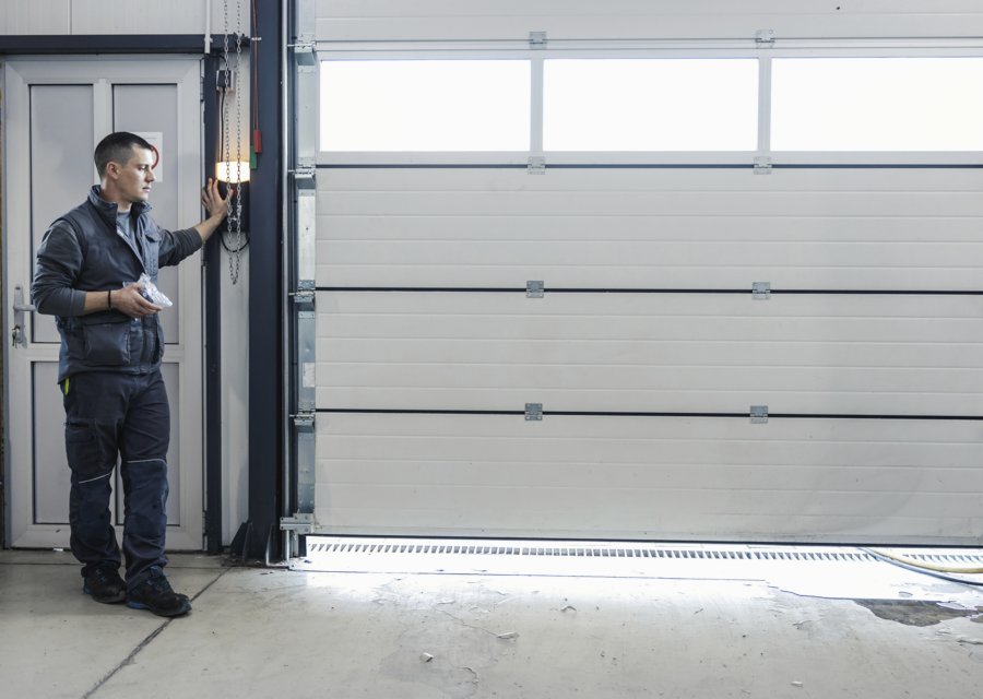 Garage-door work by S & S Overhead Door Company in Troy, NY