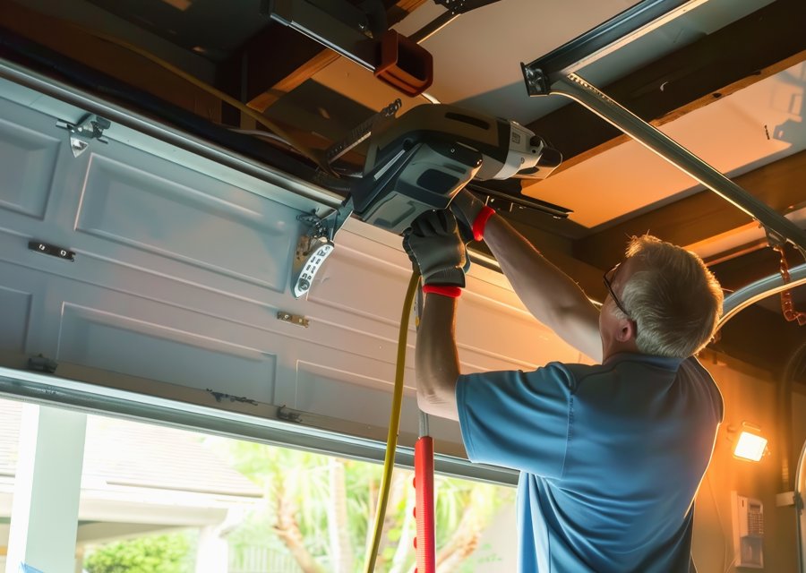 Garage-door work by Winston Garage Door Pros in Albuquerque, NM