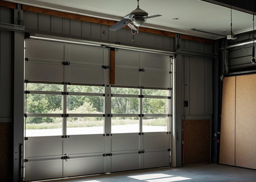 Garage-door work by Ventro Garage Door Services in McLean, VA