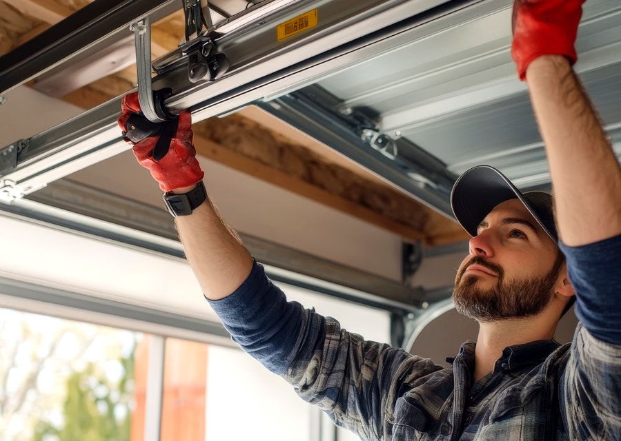 Garage-door work by RJ Garage Door Service in Syracuse, NY
