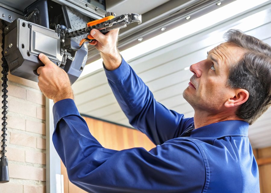 Garage-door work by SOS Garage Door Service in Jersey City, NJ