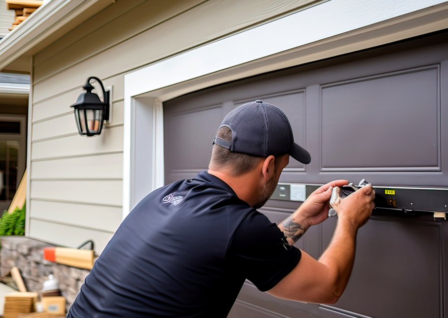 Garage-door work by JC Garage Door Repair in Burlingame, CA