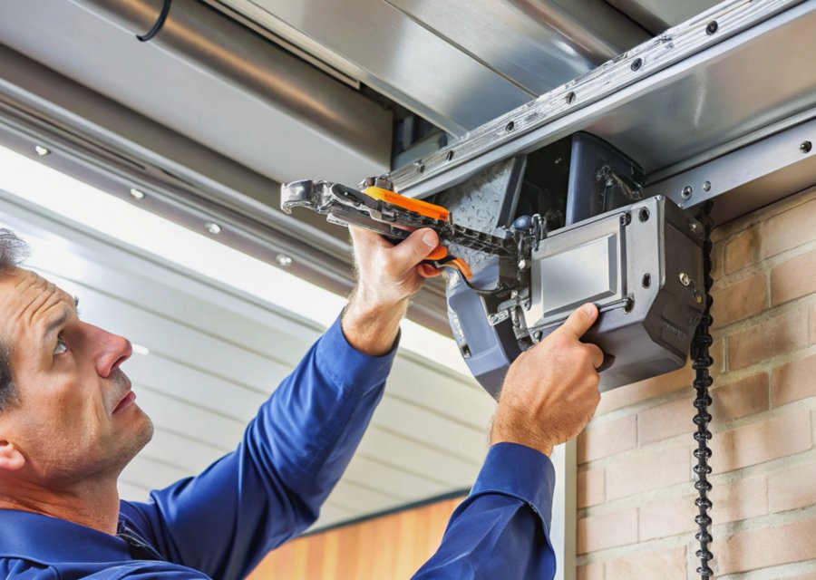 Garage-door work by Musgove Overhead Door in Union City, NJ