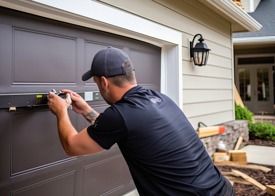 Garage-door work by Elite Garage Door Service in Mesa, AZ