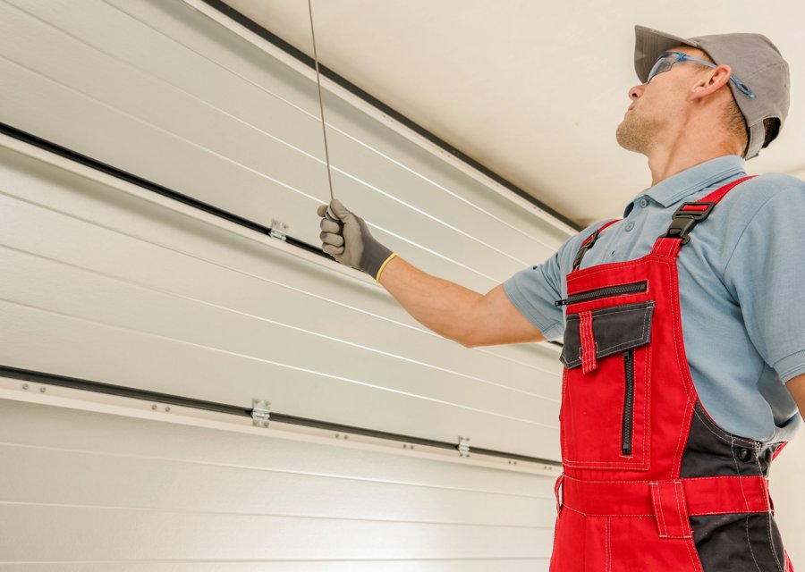 Garage-door work by Woojung Garage Door Services in Albemarle, NC