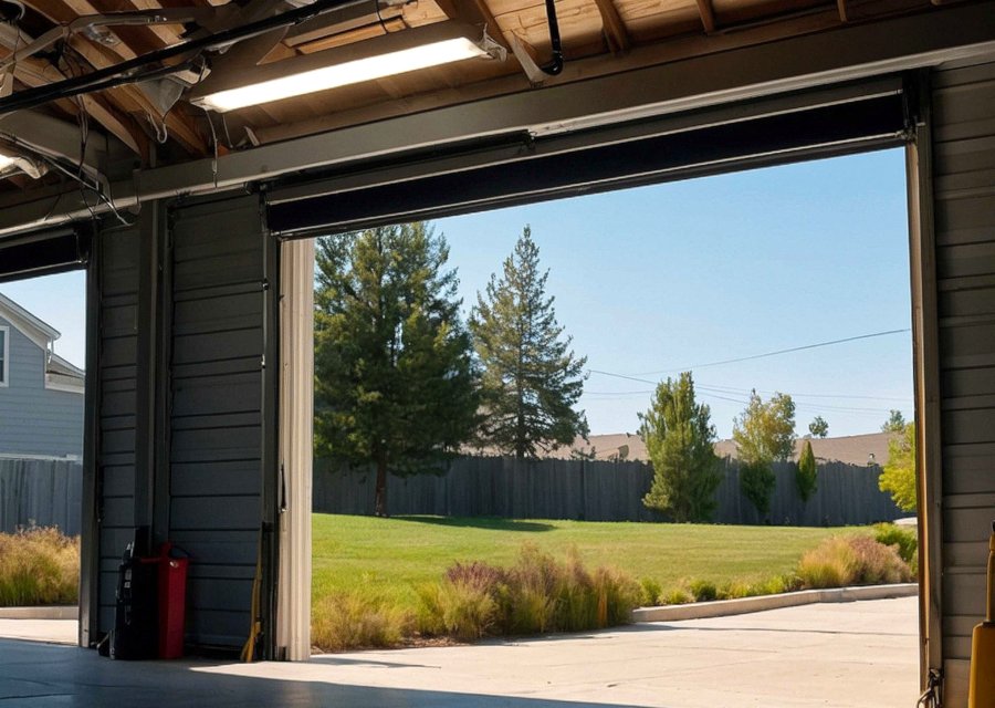 Garage-door work by J & J Garage Doors in Addison, TX