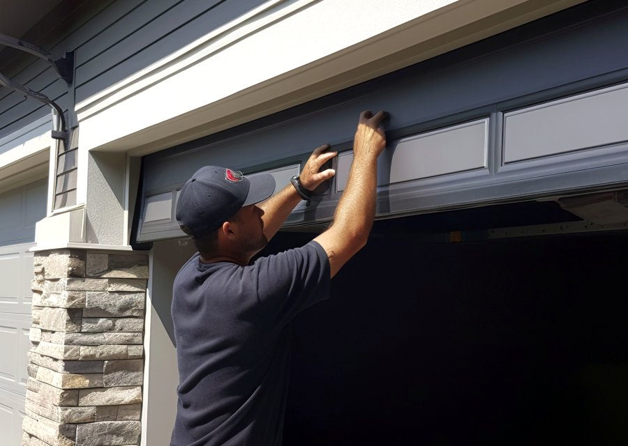 Garage-door work by C's Garage Door Company in Wichita, KS