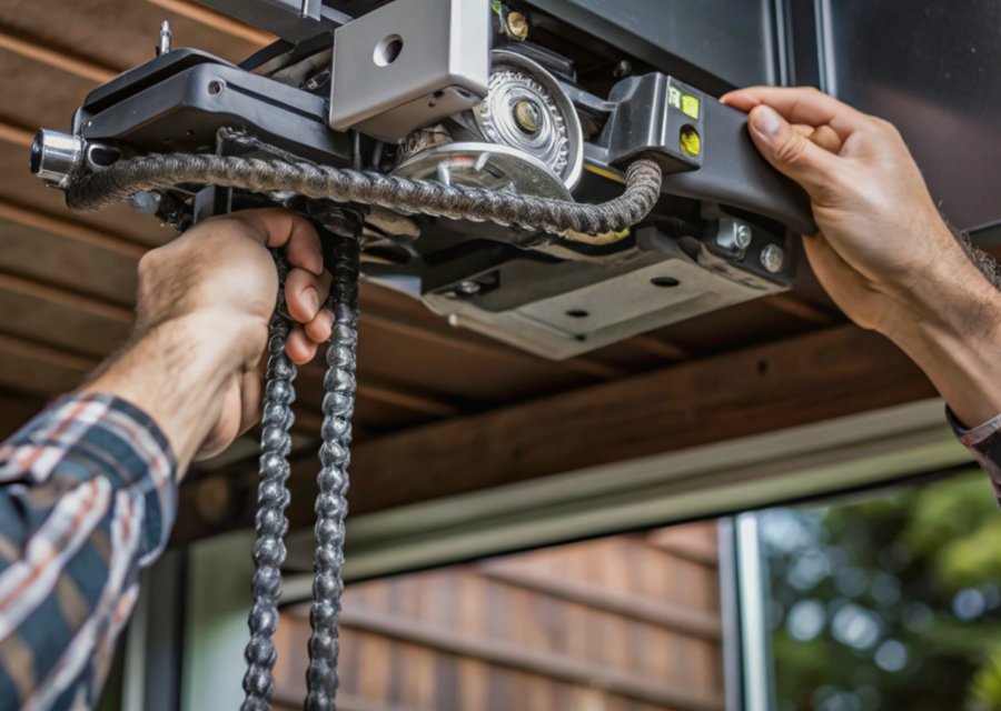 Garage-door work by J&R Garage Door Repair Co. in Elk Grove Village, IL