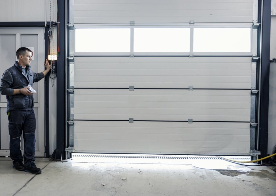 Garage-door work by Joe Manna and Sons Garage Door Inc. in Calabasas, CA