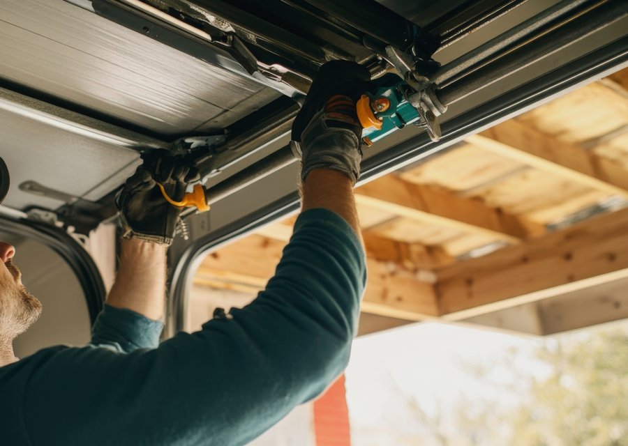 Garage-door work by Same Day Garage Door Service in Doraville, GA
