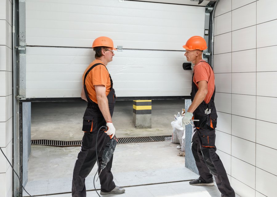 Garage-door work by Steadfast Garage Door Services in Indianapolis, IN
