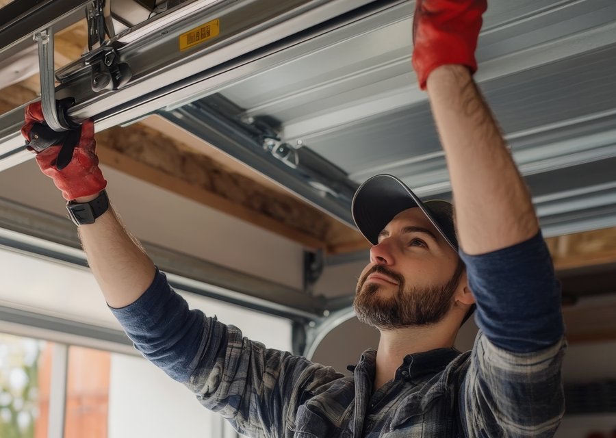 Garage-door work by Joes Garage Door Repairs in Essex, VT