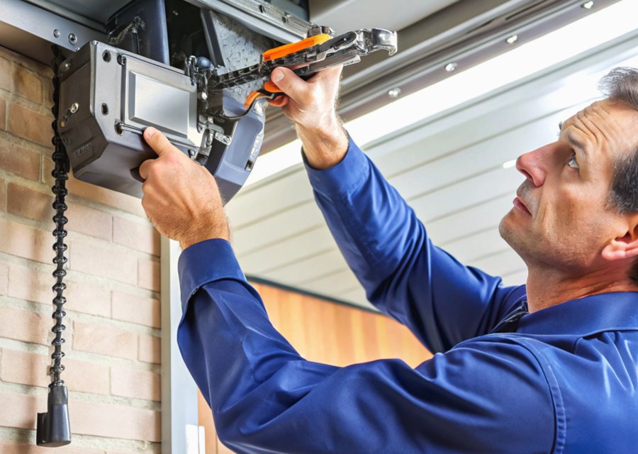 Garage-door work by B and B Garage Door Company in Marietta, OH