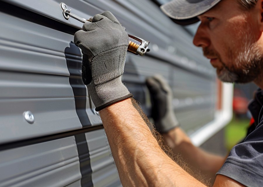 Garage-door work by SCH Garage Door & Services LLC in Glen Allen, VA