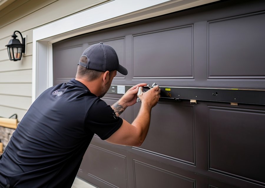 Garage-door work by First Choice Garage Door Repair in Clarence, LA