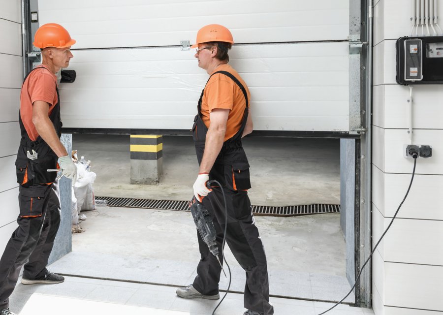 Garage-door work by Jinhwan Garage Door Repair Company in Arden Hills, MN