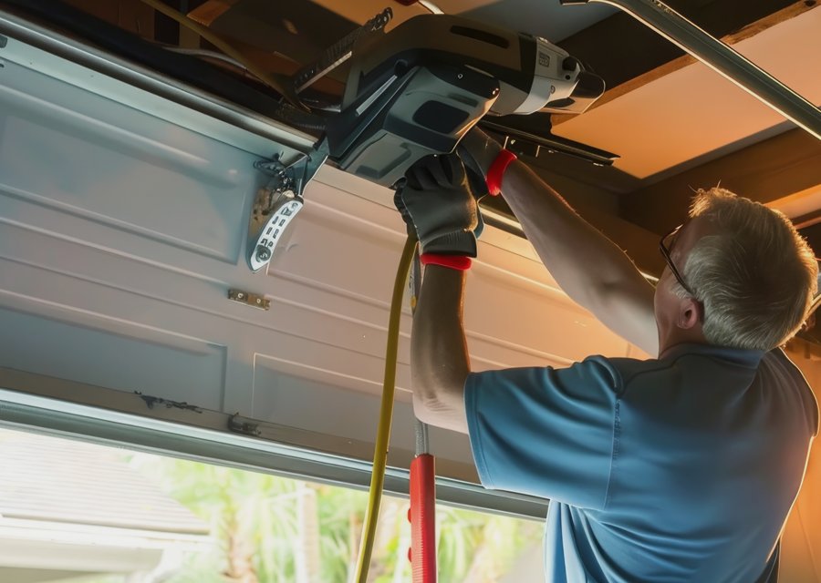Garage-door work by SterlingFix Garage Door's Expert in Falls, PA