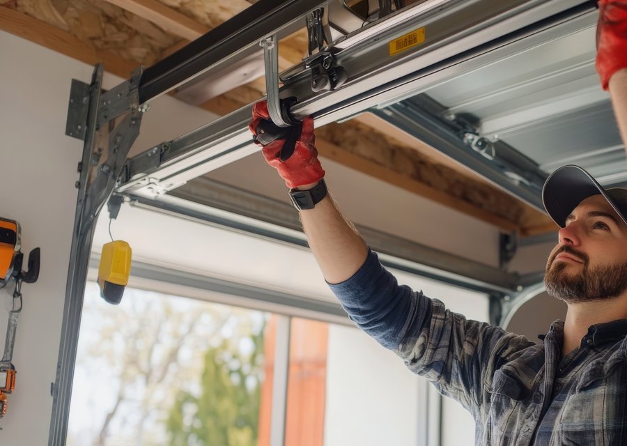 Garage-door work by Premium Overhead Garage Door in Clinton, IN