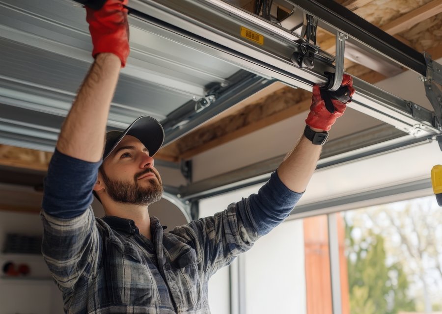 Garage-door work by D&G Garage Doors & Openers in Mason City, IA