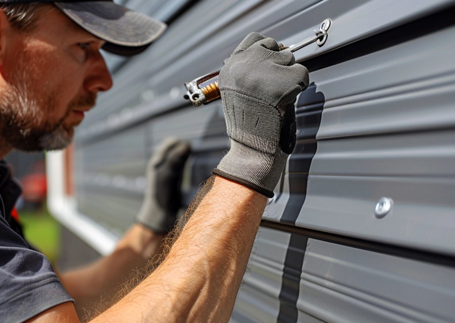 Garage-door work by Gladiator Garage Door Repair in Jacksonville, TX