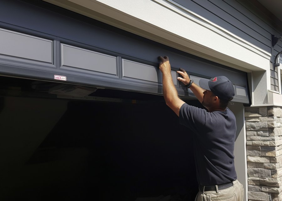 Garage-door work by Karina Garage Doors Repair in Northfield, VT