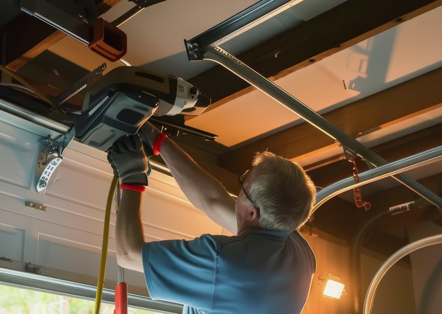 Garage-door work by Ben's Garage Door & Repair in Fayetteville, AR