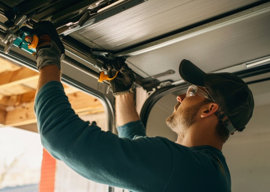 Garage-door work by Girard's Garage Door Repair Service in Bakersfield, CA