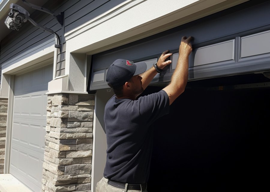 Garage-door work by M&M Garage Door in Austin, TX