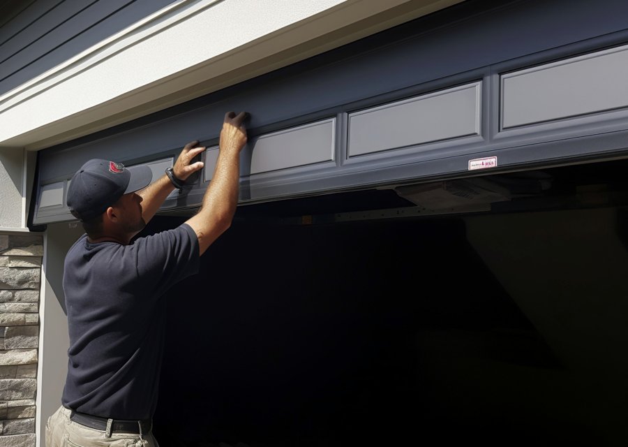 Garage-door work by US Garage Door Repair & Install in Marshall, VA