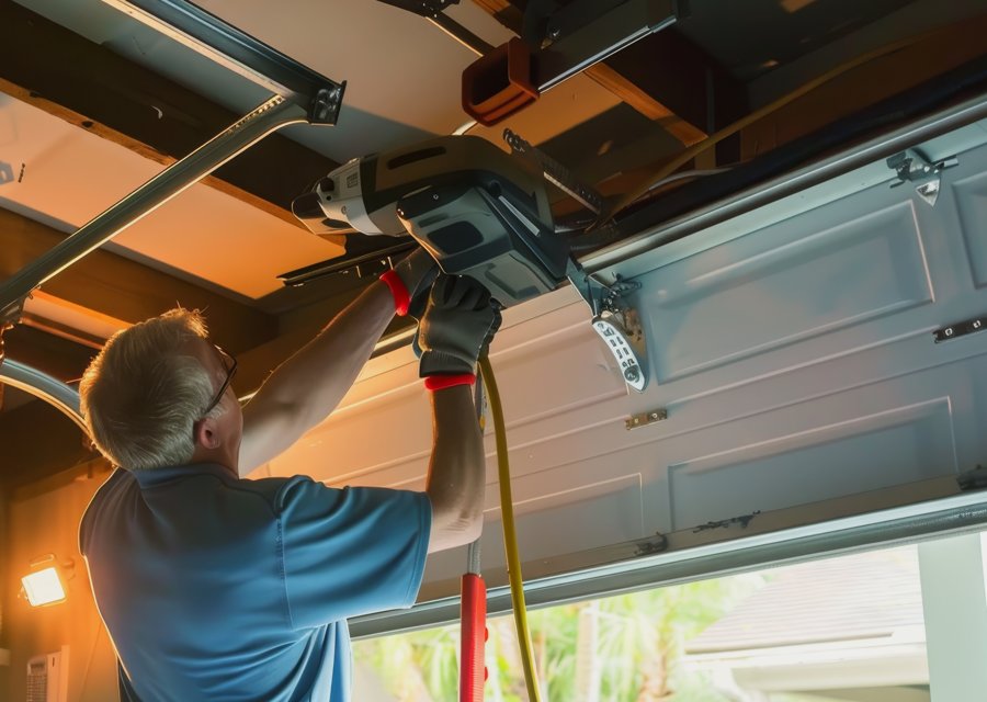Garage-door work by Vision Garage Door Repair in Houston, TX