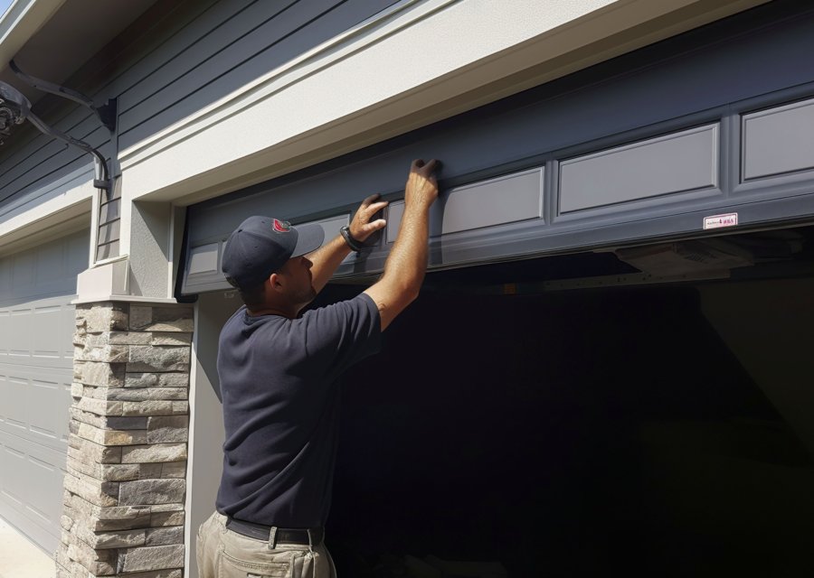 Garage-door work by Bryan Garage Door's Repair in Lower Salford, PA