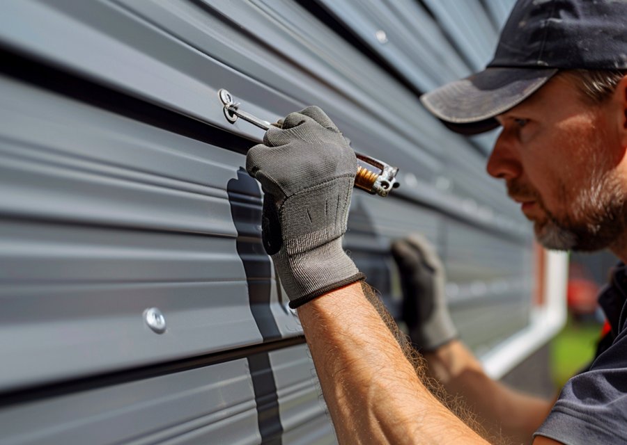 Garage-door work by Christensen Garage Doors in Prairie Village, KS