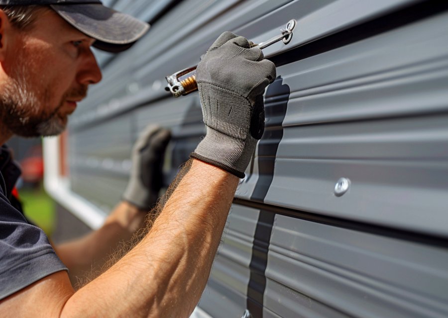 Garage-door work by New Heights Garage Door's in Foster City, CA