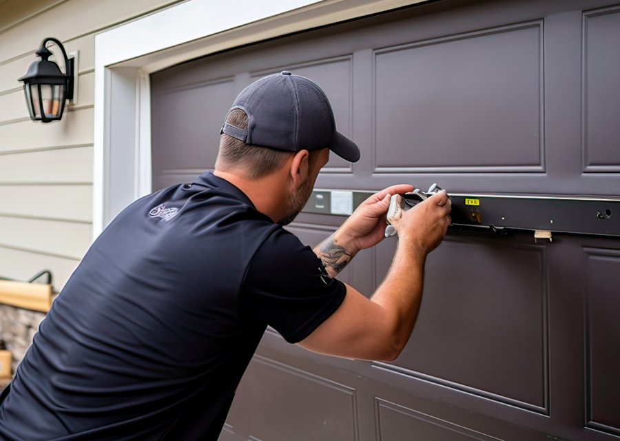 Garage-door work by Anytime Garage Door Repair in Coral Gables, FL
