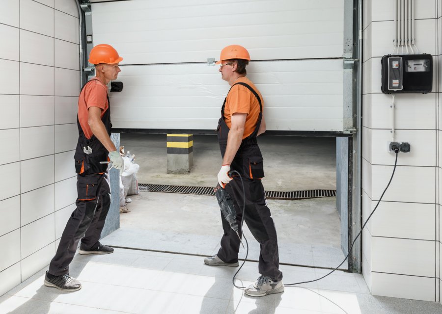 Garage-door work by Holcomb Garage Door Services in Pineville, LA