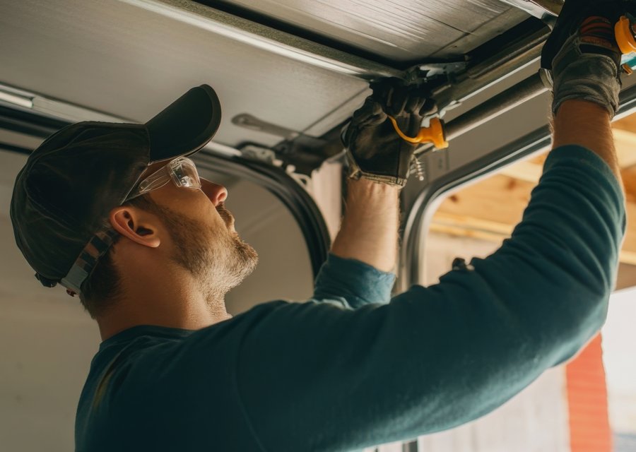 Garage-door work by QuickFix Garage Door Service in Tustin, CA