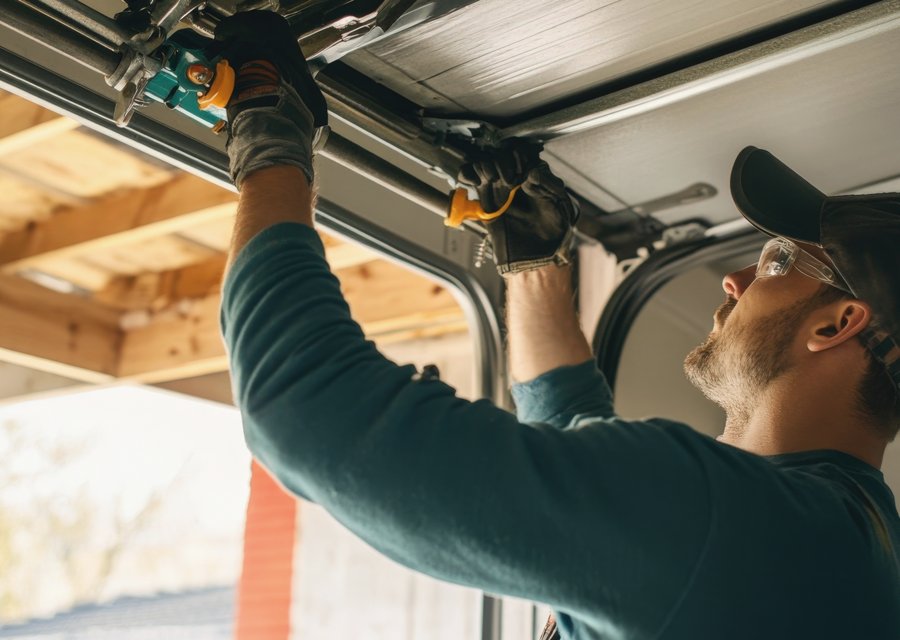 Garage-door work by Cali Bros Garage Door Repair in West Bend, WI
